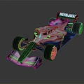 PETRONAS Formula 1 Racing Car With Sleek Aerodynamic Design And Modern Livery