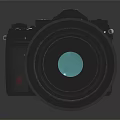 PENTAX Digital Camera With Large Professional Lens And Black Body Design For Photography