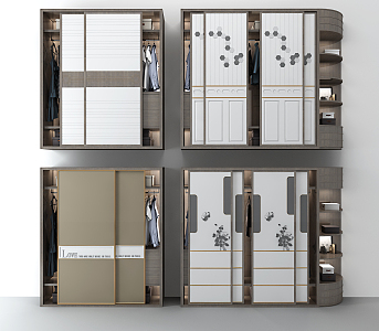 Modern wardrobe 3d model