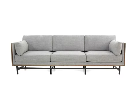Modern three-seat sofa 3d model