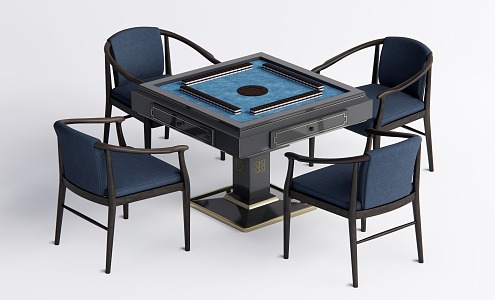 New Chinese Mahjong Table and Chair Mahjong Machine Automatic Mahjong Machine 3d model