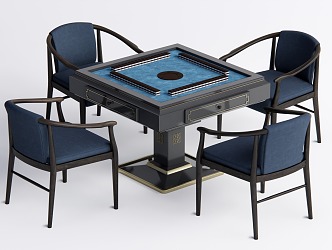 New Chinese Mahjong Table and Chair Mahjong Machine Automatic Mahjong Machine 3d model