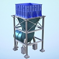 coal mine ventilation 3d model