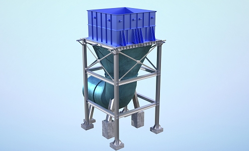 coal mine ventilation 3d model