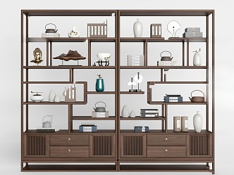 Modern Style Home Storage Cabinet Display Cabinet 3d model