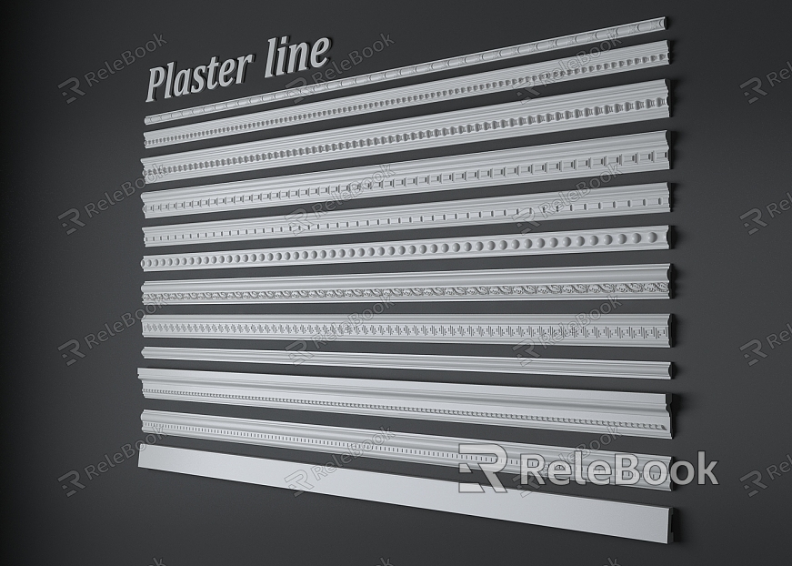 European plaster line model