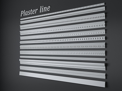 European plaster line model