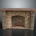 fireplace fireplace sci-fi fireplace futuristic fireplace concept fireplace 3d model