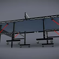 Portable Ping Pong Table Sports Equipment With Net Paddle And Ball