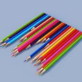 Open Box Of Colored Pencils With Various Vibrant Colors For Art Projects