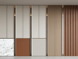 Modern Wall Panel Leather Wall Panel Wood Finish Wall Panel Marble Wall Panel Hard Bag 3d model