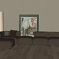 Multiplayer Sofa 3d model