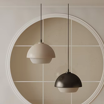 Modern chandelier 3d model