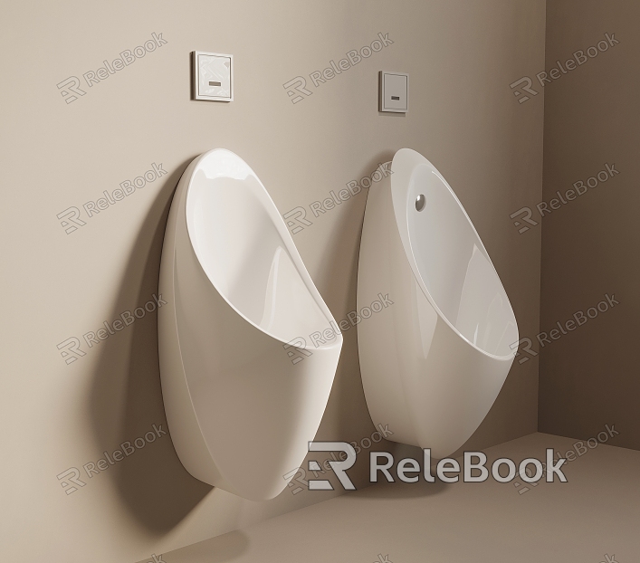 Modern urinal urinal model