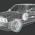 Silver BMW Classic Two Door Car With Round Headlights And Alloy Wheels