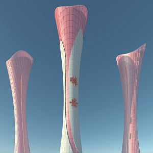 The Modern Tower 3d model