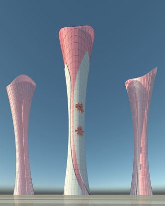 The Modern Tower 3d model