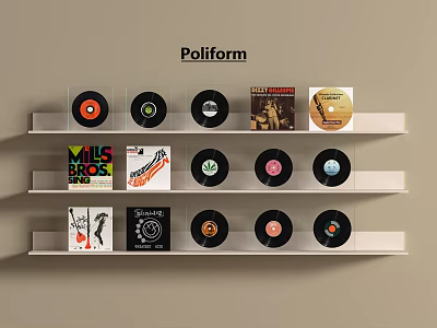 Creative Musical Instruments And Art Supplies Display For Art And Music Enthusiasts 3d model