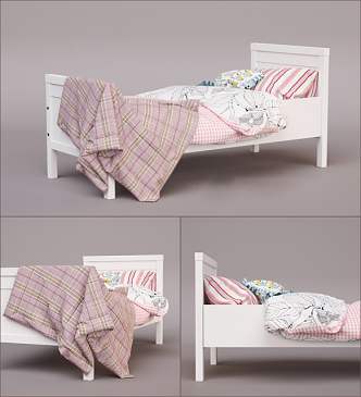 Single Bed 3d model