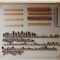 Gypsum Line Gypsum Line Profile Carved Gypsum Line 3d model