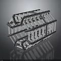 Modular Metal Framework Equipment With Geometric Interconnected Bars And Structural Design