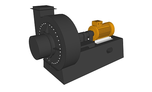 Modern industrial LOFT equipment centrifuge 3d model