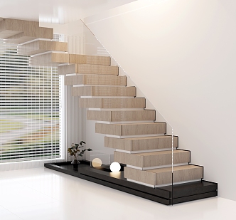 Modern Stairs 3d model