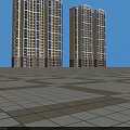 Modern High Rise Residential Building Featuring Glass Facade And Balconies Under Blue Sky
