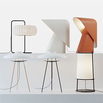 Modern table lamp 3d model