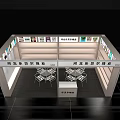 Hebei Beierde Animal Husbandry Exhibition Booth with Display Boards Tables and Chairs