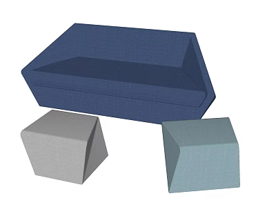 Modern Combination Sofa Fashion Tooling Sofa 3d model