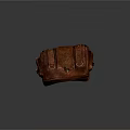 Vintage Brown Leather Shoulder Bag With Adjustable Strap And Metal Buckle Design