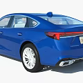 New Generation LaCrosse Blue Sedan Modern Exterior Design With Headlights And Grille