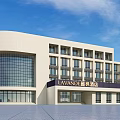 LAVANDE Hotel Facade Design With Modern White Exterior And Illuminated Windows