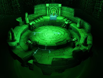 Modern Cartoon Scene 3d model