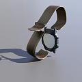 1950 illuminated watch 3d model