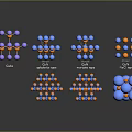 Molecular Structure Models of Gas Liquid Solid States Including Methane Water Carbon Dioxide and Ice