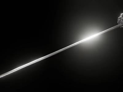 Modern Wall Lamp With Sleek Metal Design And Bright Illumination Effect 3d model