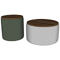 Sofa Stool Low Stool Dressing Stool 3d model