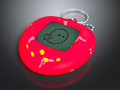 Modern game machine electronic chicken hand game machine hand game machine 3d model