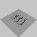 American Car 3d model