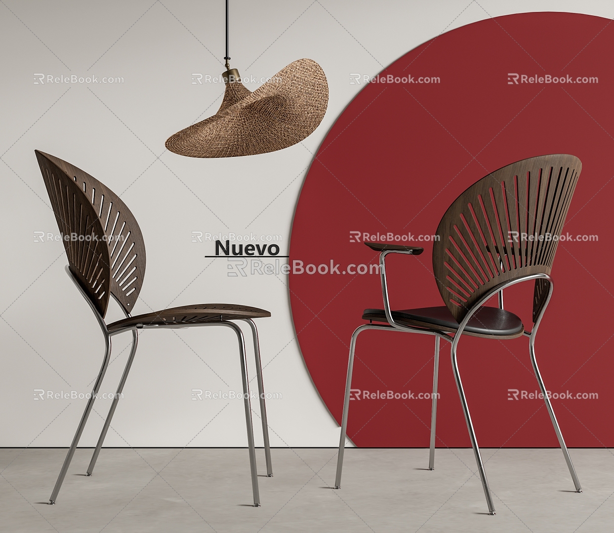 Dining Chair Single Chair 3d model