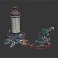 Sci-fi Capsule Space Capsule Hibernation Capsule Freezing Capsule Rest Capsule Rest Capsule 3d model