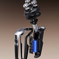 Electric Shaver Disassembled Showing Internal Battery Circuit Board Daily Electrical Appliance