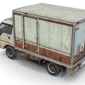 Truck truck box car container truck box truck freezer car low face number low model simple model game sub-era film and television level super realistic 3d model