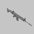 Weapons Automatic Rifle 3d model