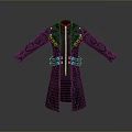 Stylish Black Long Coat Design With Zipper Closures And Adjustable Belt For Daily Wear
