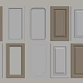 Various Decorative Wall Panels With Different Styles And Color Options For Home 3d model