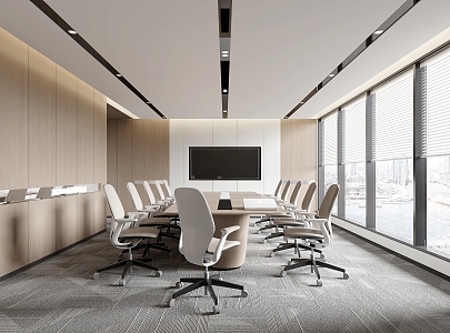 Modern Conference Room 3d model