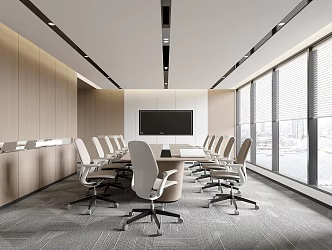 Modern Conference Room 3d model
